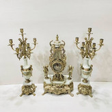 ساعت شمعدان خروسی