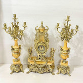 ساعت شمعدان خروسی